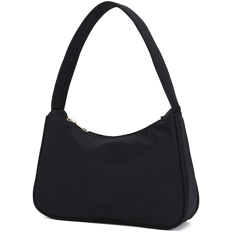 Wholesale Customized Stylish Women's Elegant Feminine Mini Handbag, with Zipper Closure, Small Nylon Single-shoulder Bag