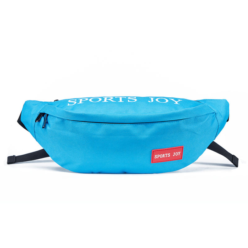 Waterproof Oxford Fabric, Nylon, Polyester, Light Blue, New Gift, Promotional Hip Bag, Running Waist Bag, Waist Fanny Pack
