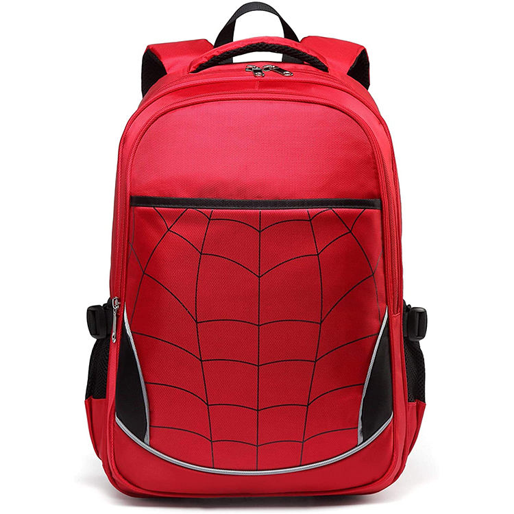 Wholesale Customized Stylish Red Boys' Schoolbag, Durable Kindergarten Schoolbag, Children's School Backpack