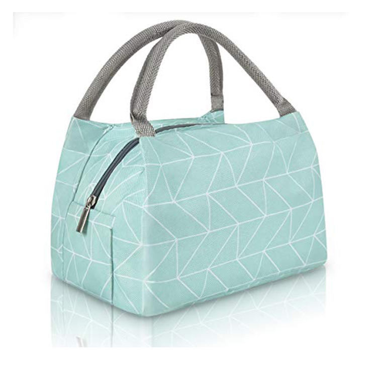 2021 Hot-selling Stylish Oxford Fabric Leak-proof Student Insulated Sublimation Lunch Bag for Adults